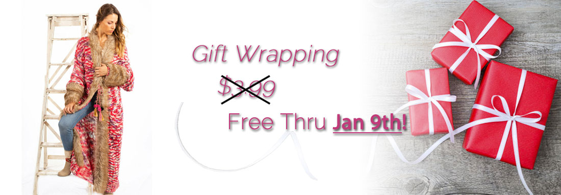 Free Gift Wrapping through Jan. 5th