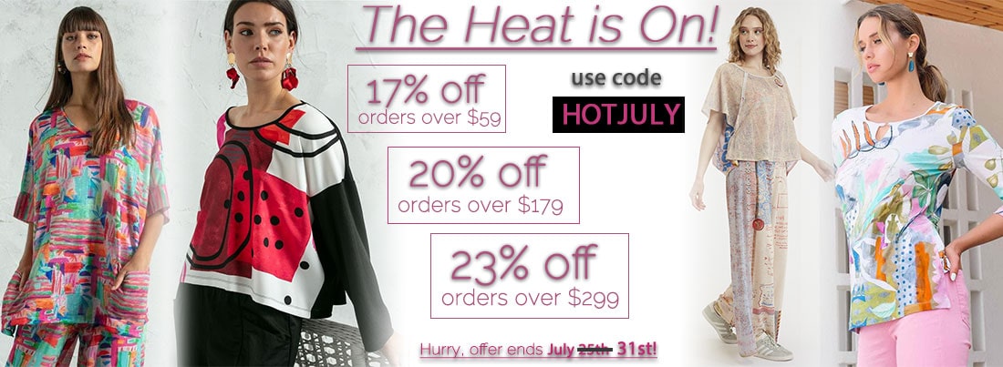 The Heat is On: Get 17% off Orders over $59, 20% off Orders over $179, 23% off Orders over $299
