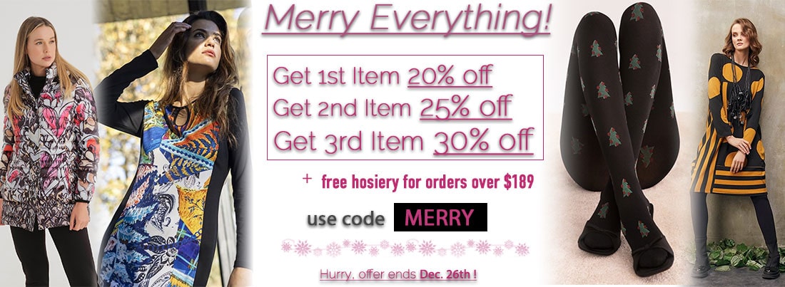 Merry Everything: Get First Item 20% Off, Second Item 25% Off, Third Item 30% Off