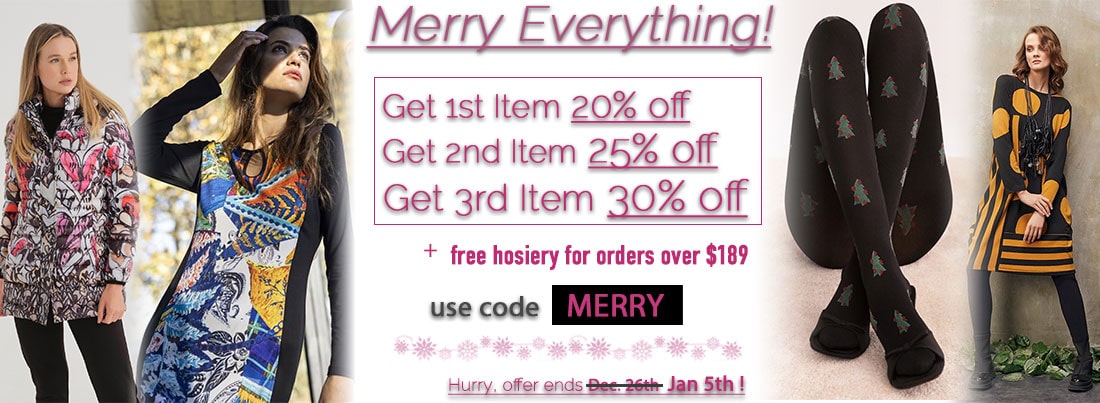 Merry Everything: Get First Item 20% Off, Second Item 25% Off, Third Item 30% Off